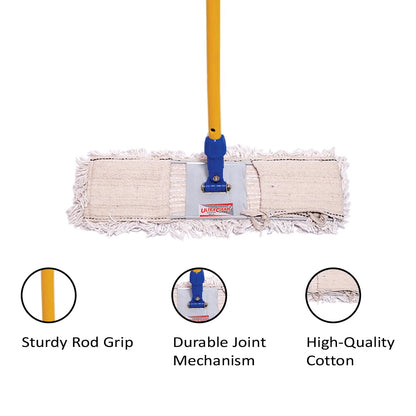 Cotton Dust control mop 24 Inch White
