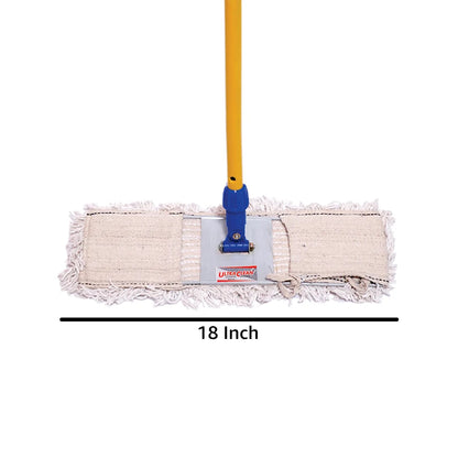 Cotton Dust control mop 18 Inch White