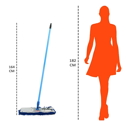 Dust control mop 24 Inch Blue