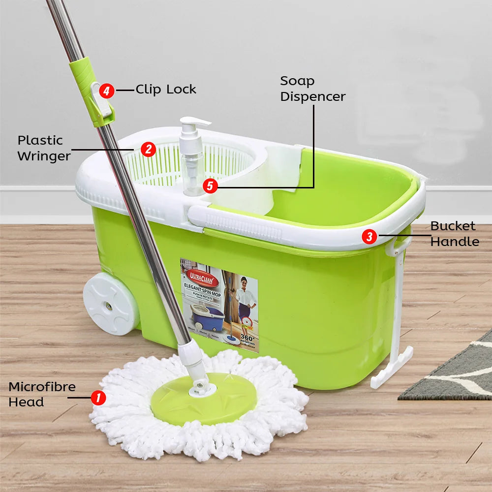 Elegant Spin & Go Mop Plastic