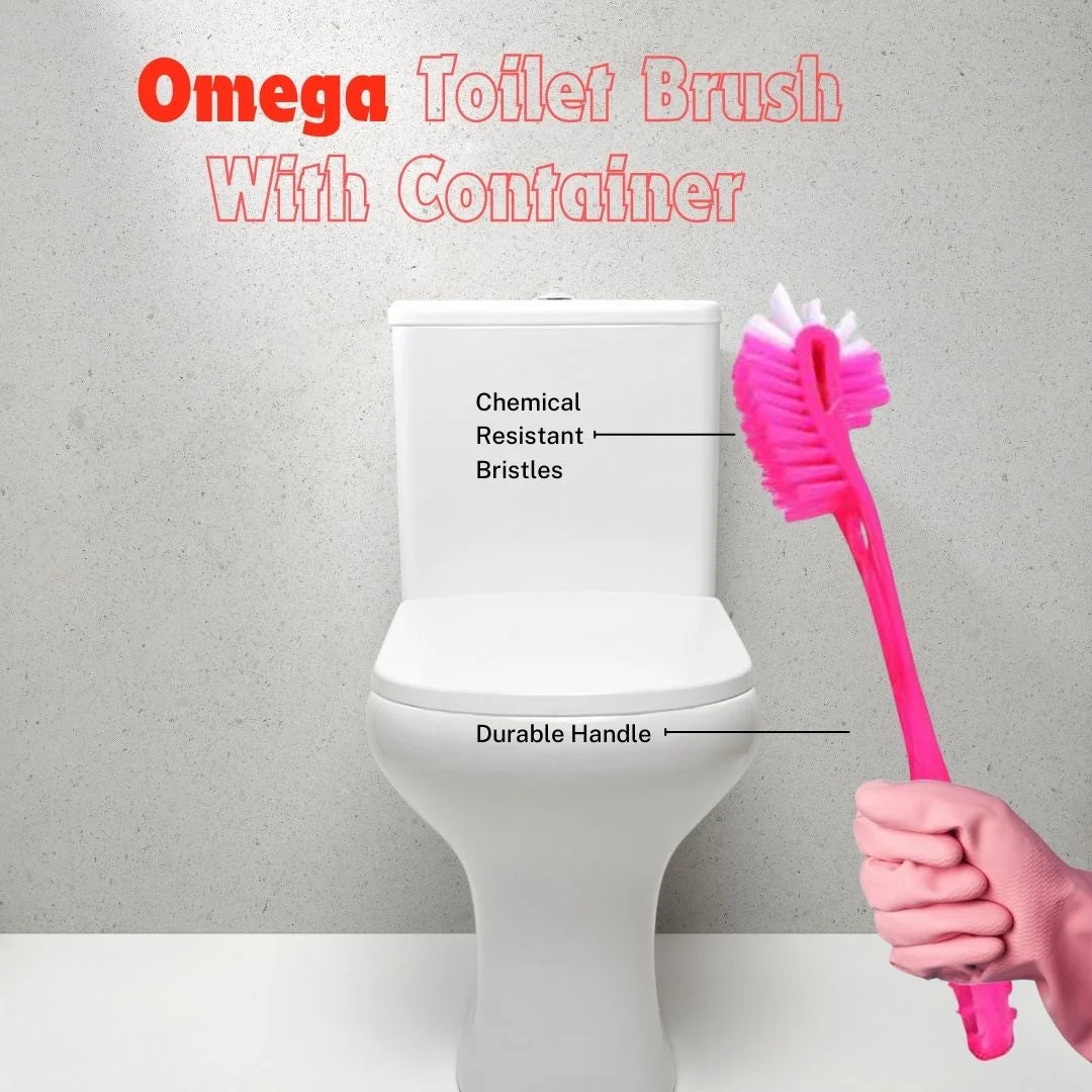 Omega - Toilet Brush With Container