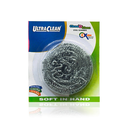 Steel Scrubber Medium Green Pack of 12